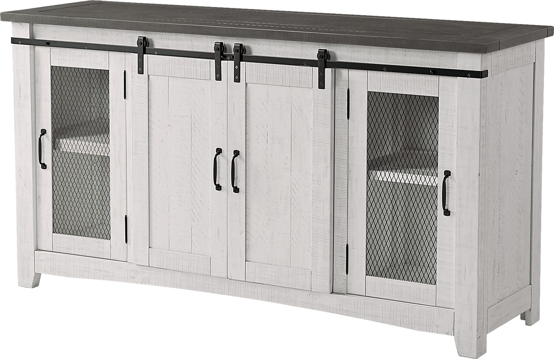Odessa Crossing White 65 in. Console - Image 1