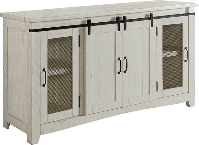 Odessa Crossing White 65 in. Console - Thumbnail - Image 5