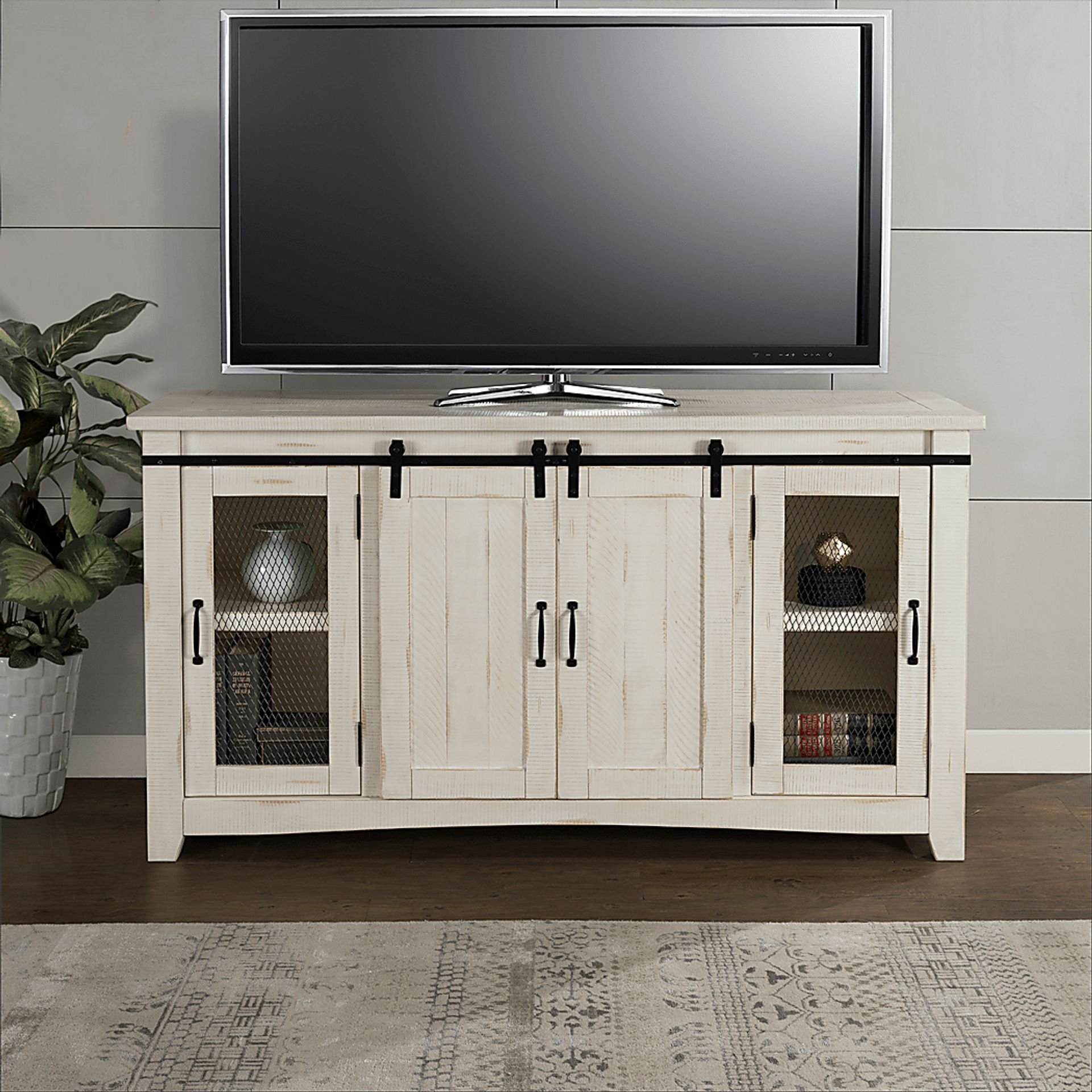 Odessa Crossing White 65 in. Console - Image 7