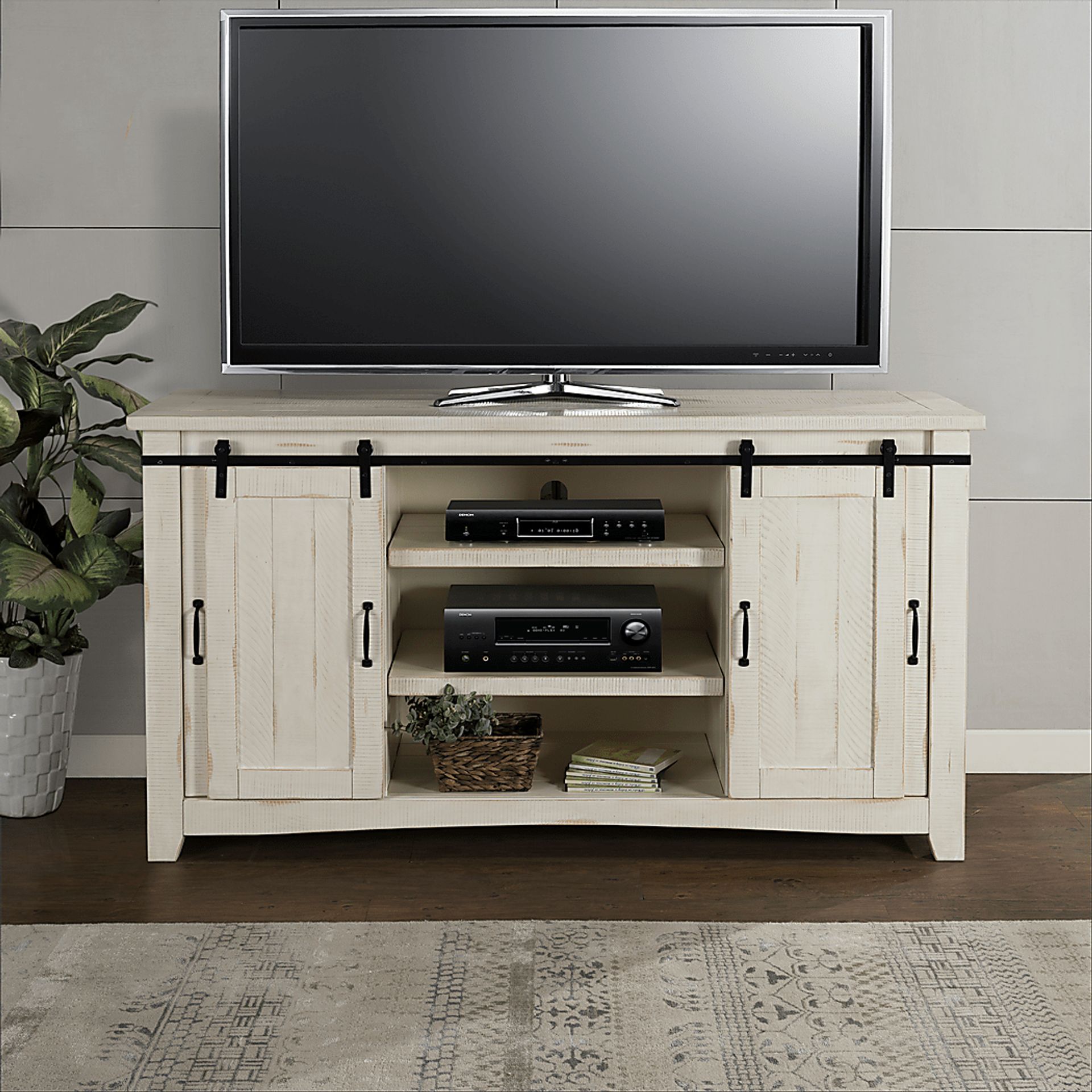 Odessa Crossing White 65 in. Console - Image 8