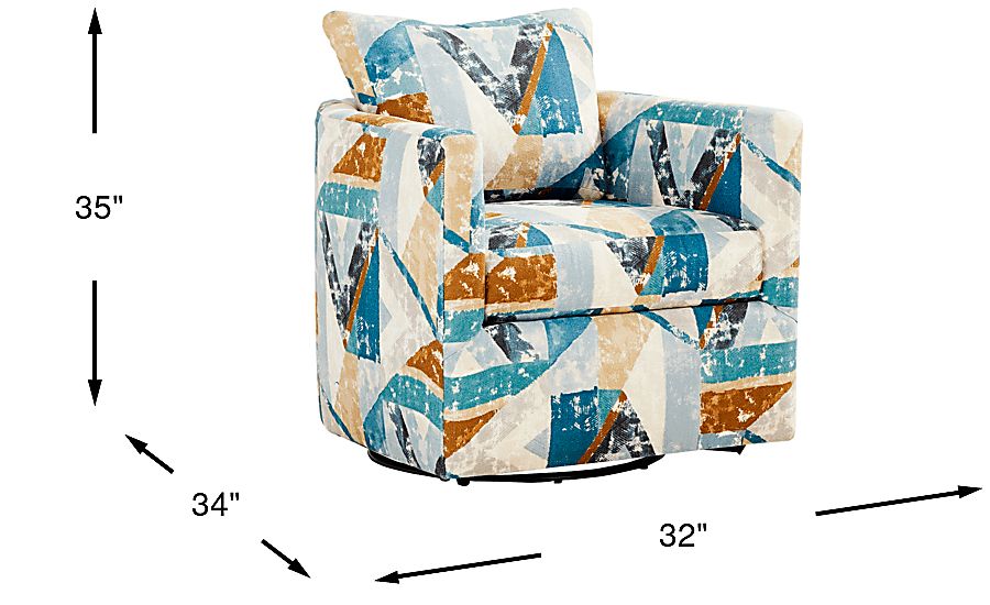 Roomstogo Odette Swivel Chair - Thumbnail 3