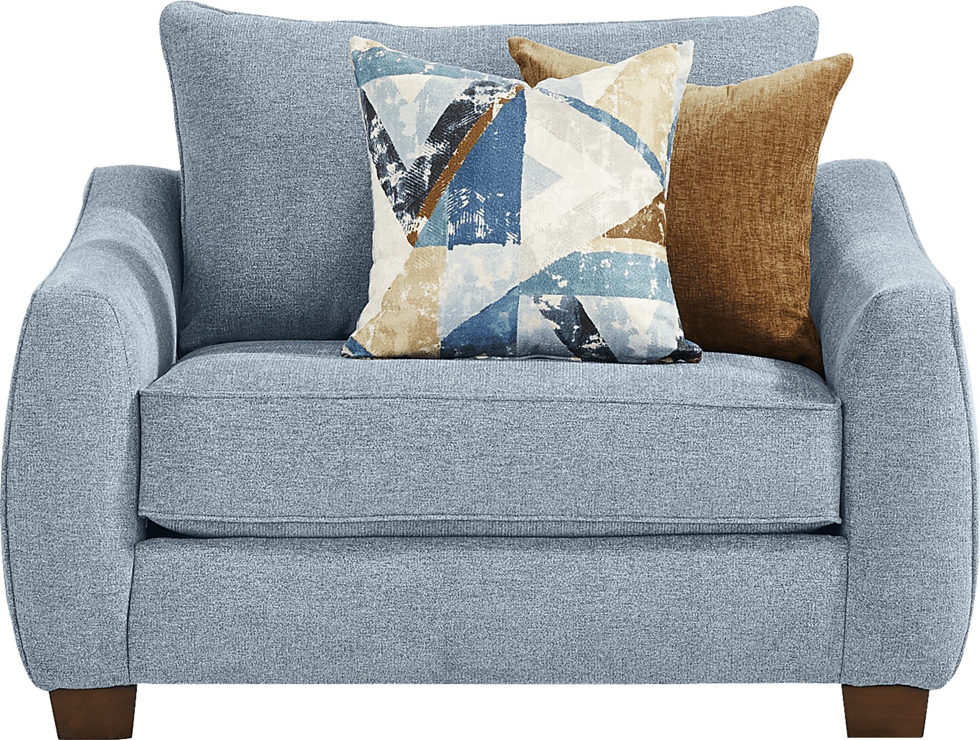 Odette Denim Chair - Image 2