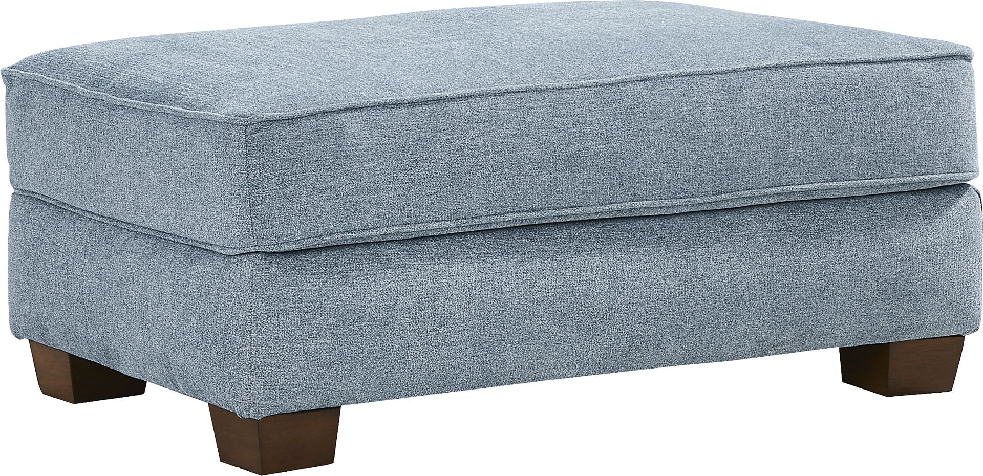 Odette Denim Ottoman - Image 1