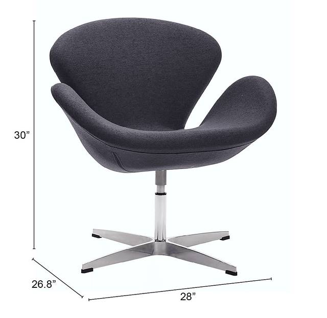 Odille Graphite Accent Chair - Thumbnail - Image 5