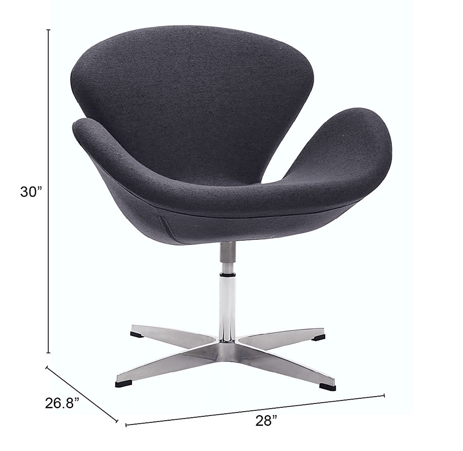 Odille Graphite Accent Chair - Image 5