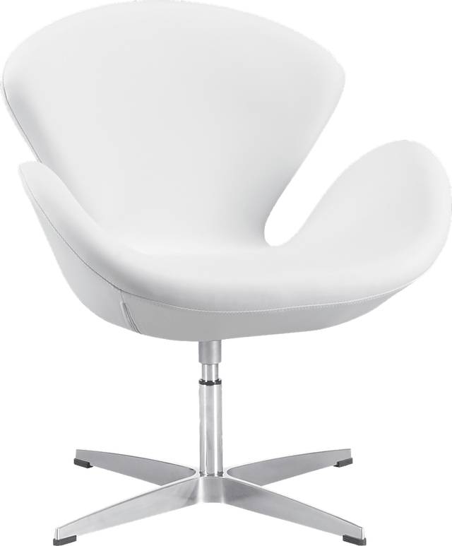 Odille White Accent Chair - Thumbnail - Image 1