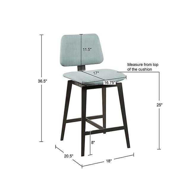 Odin Blue Counter Height Stool - Thumbnail - Image 11