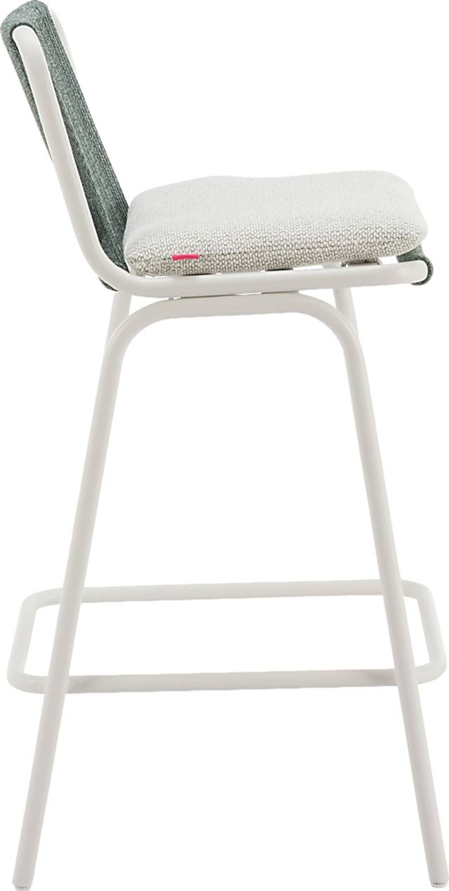 Odora White Barstool, Set of 2 - Thumbnail - Image 5