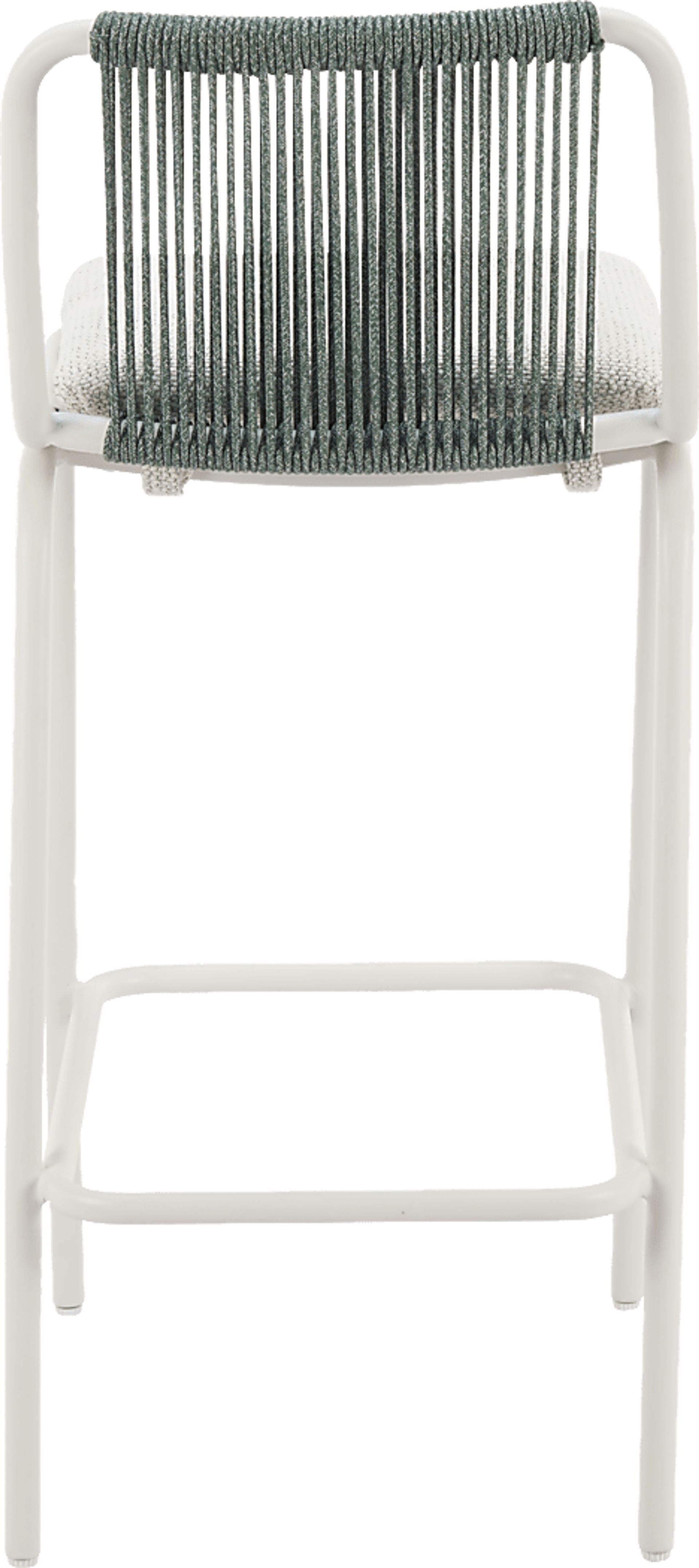 Odora White Barstool, Set of 2 - Image 7