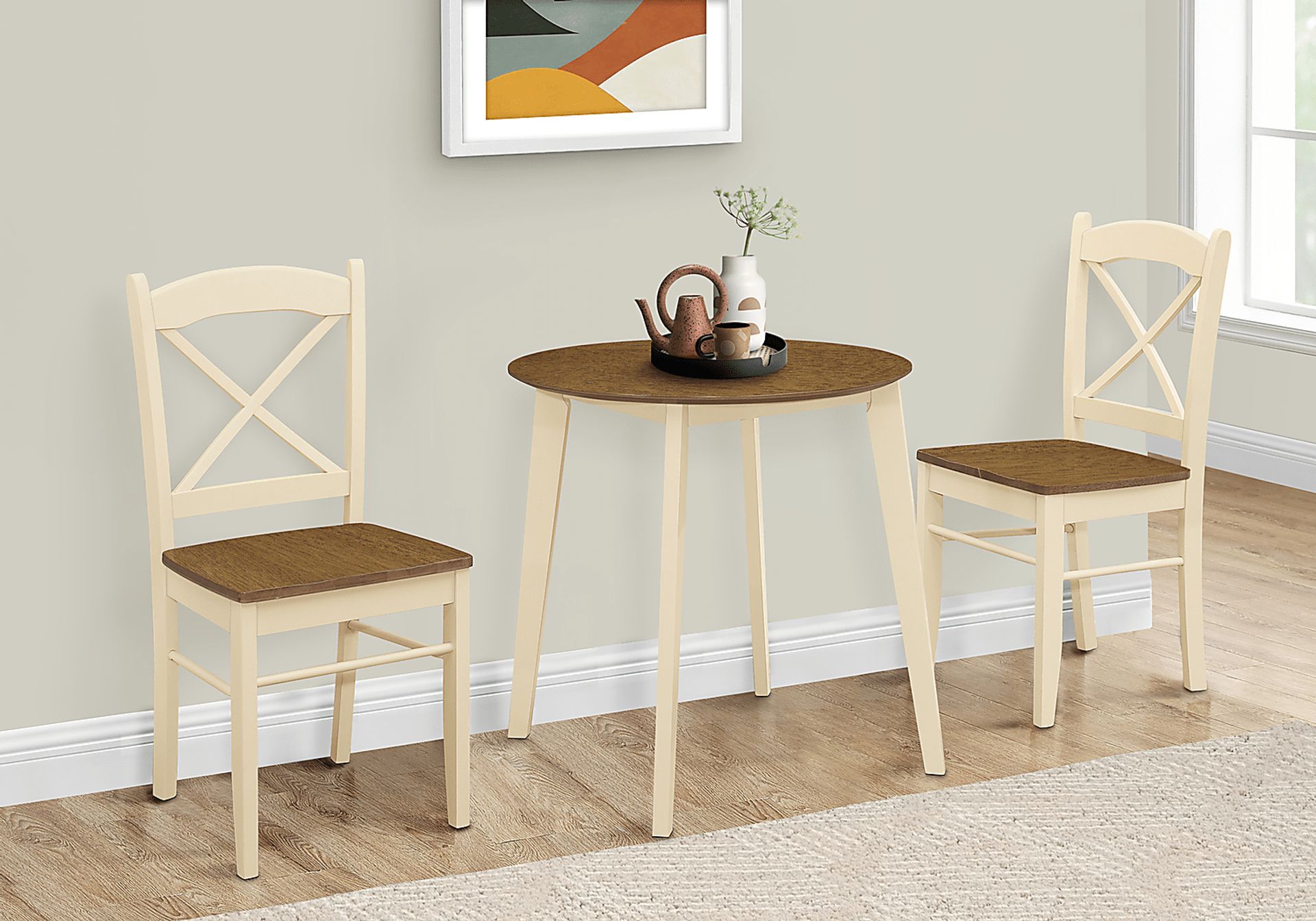 Oemlar I Cream Dining Table - Image 2