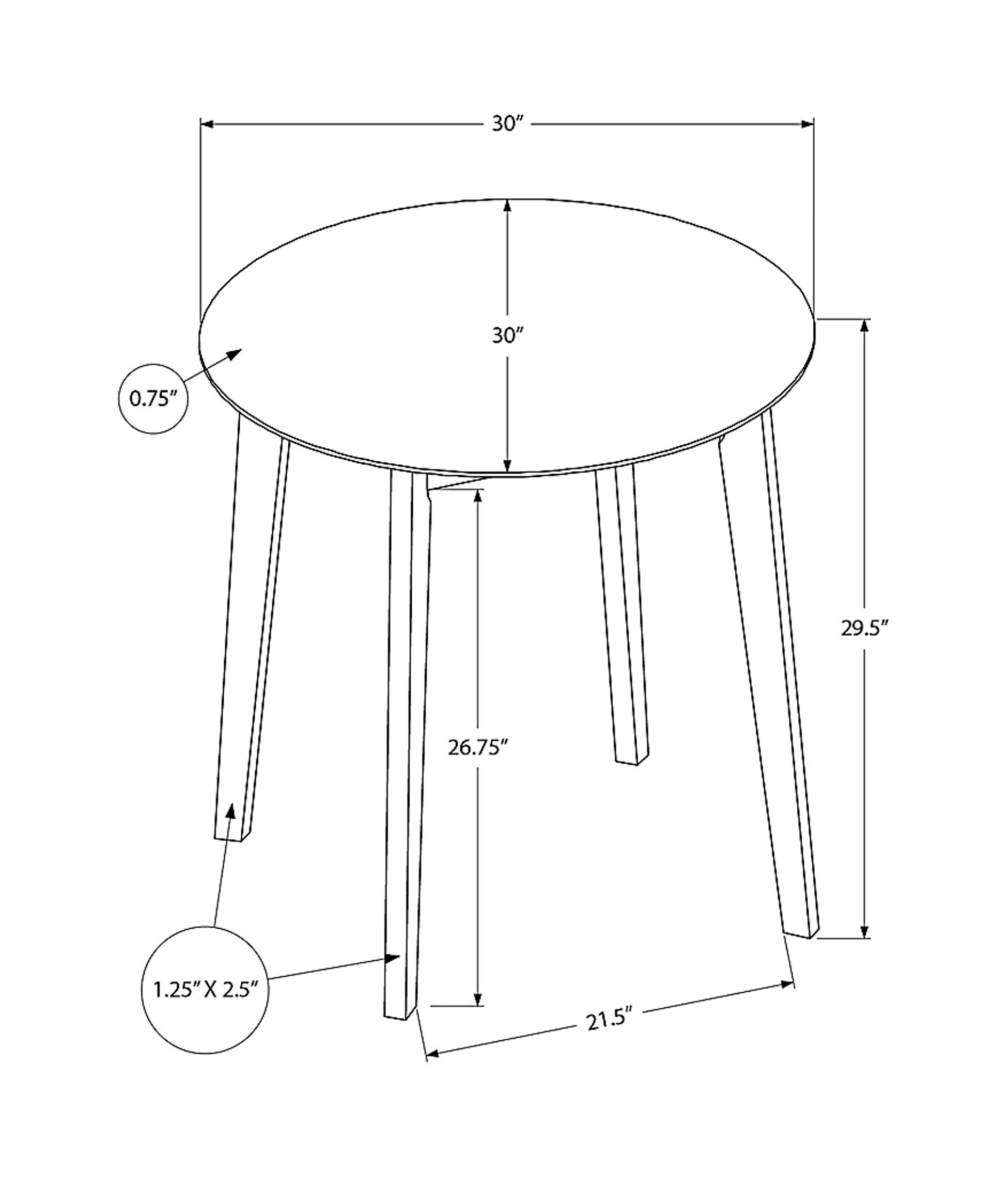 Oemlar I Cream Dining Table - Image 5