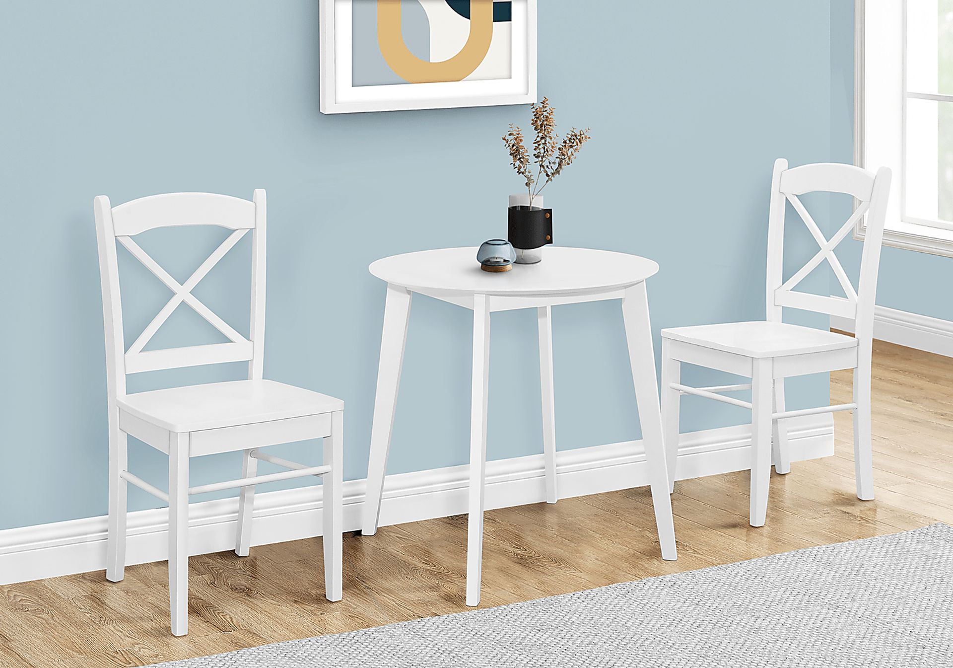 Oemlar I White Dining Table - Image 2