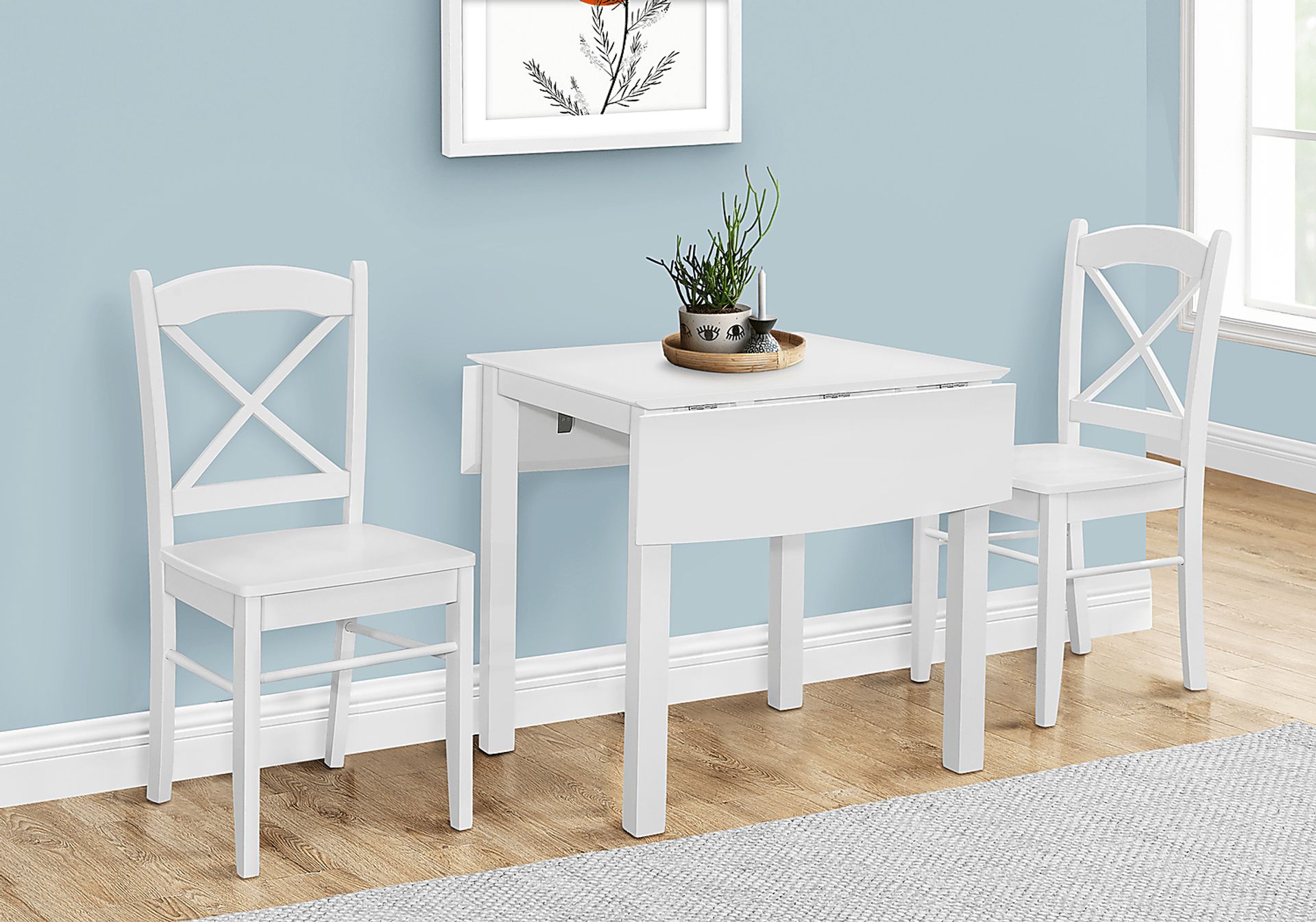 Oemlar II White Dining Table - Image 3