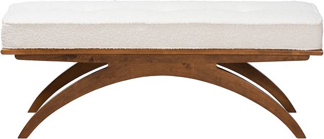 Oesting Cream Accent Bench - Thumbnail - Image 4