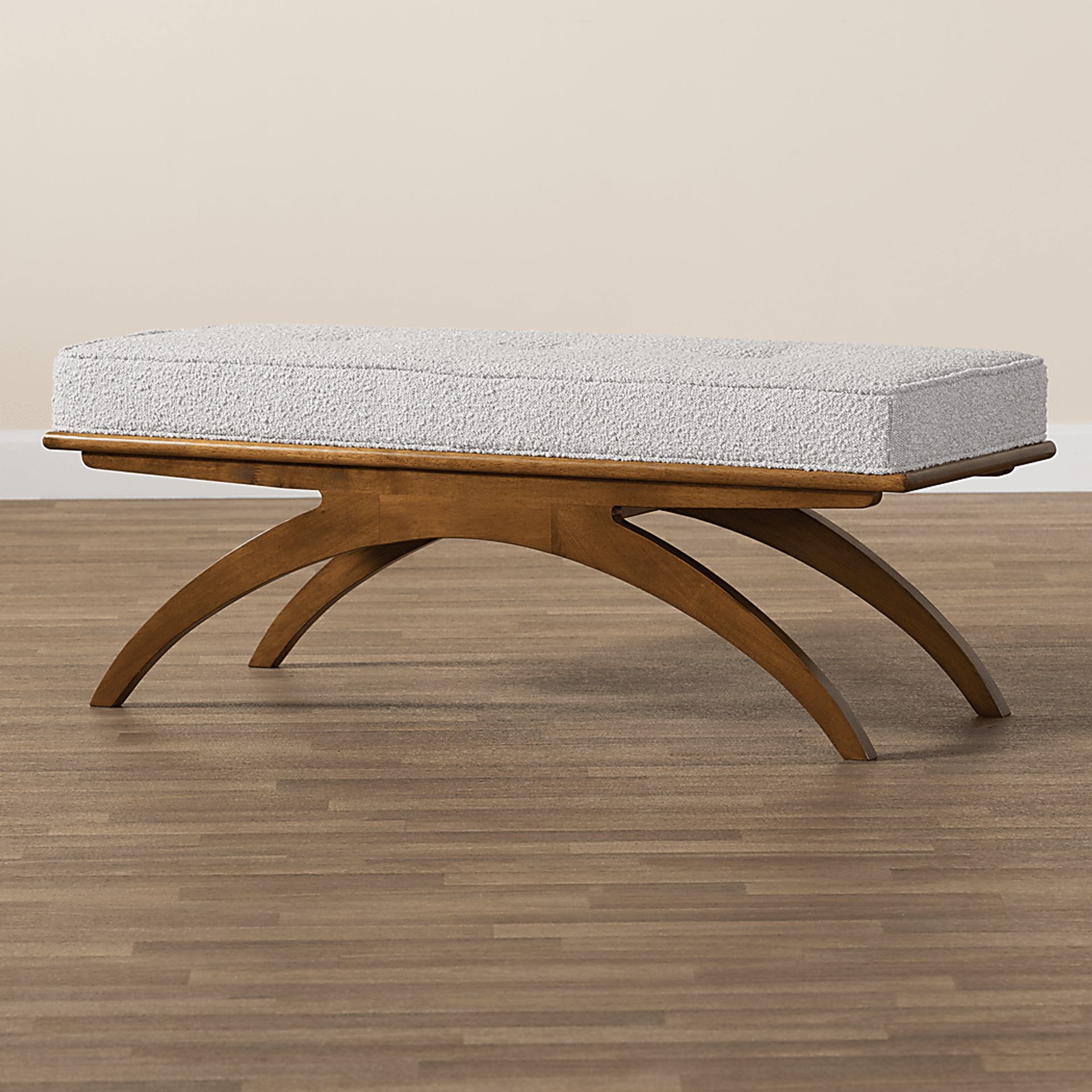Oesting Light Gray Accent Bench - Image 3