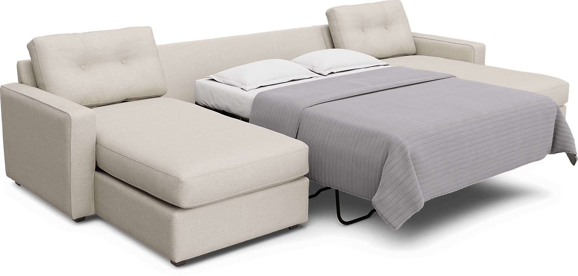 Off-white 3 Pc ModularOne Gel Foam Sleeper - Image 2