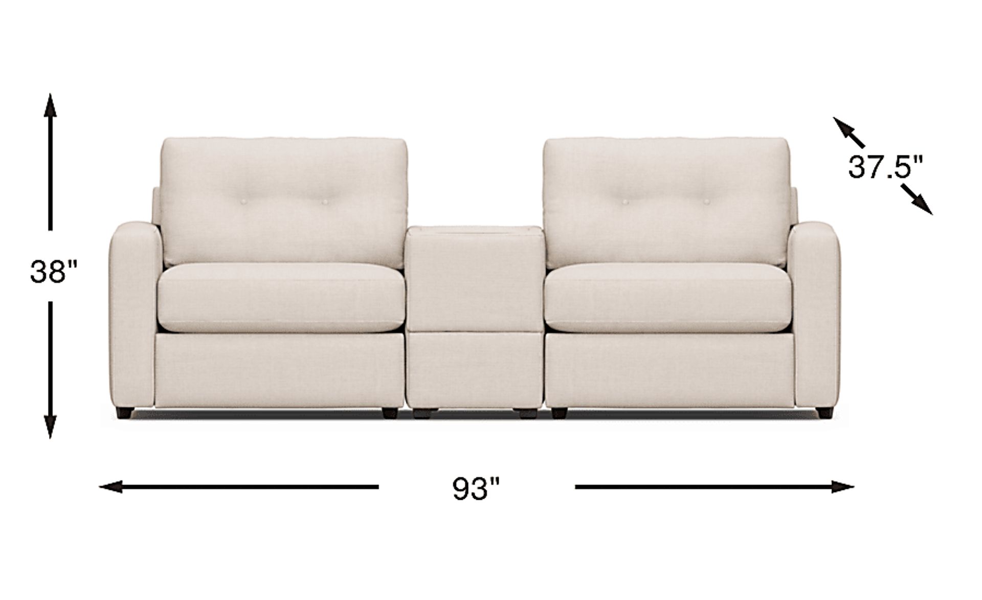 Dimension Image. Please refer to the Dimension Tab on this page for dimension details.