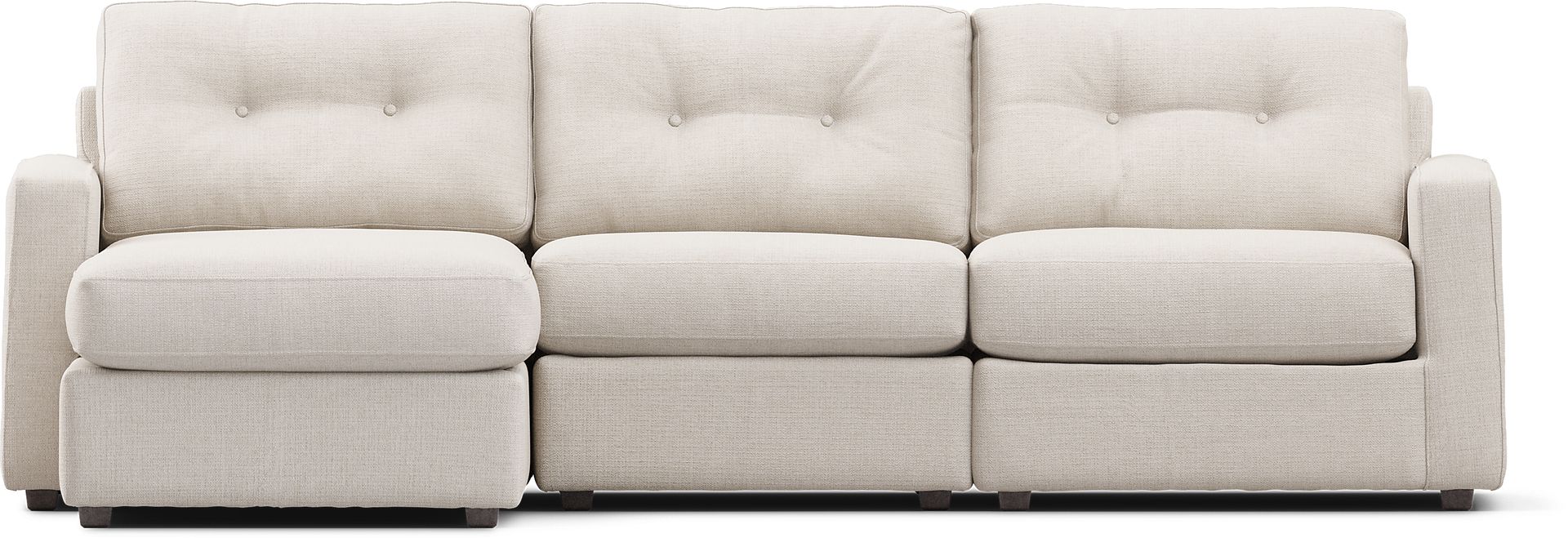 Off-White 3 Pc Power Reclining ModularOne - Image 2