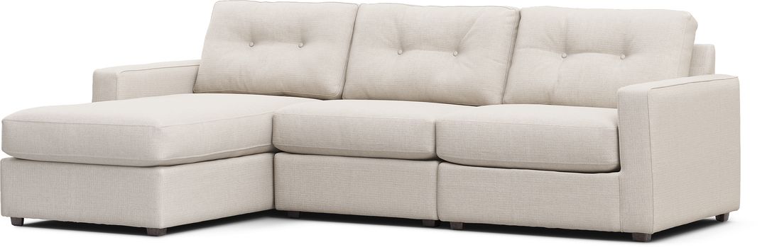 Off-White 3 Pc Power Reclining ModularOne