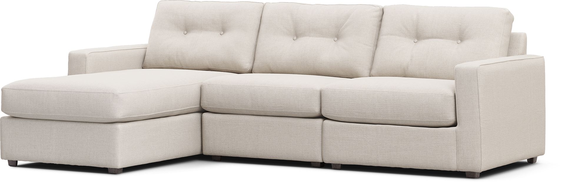 Off-White 3 Pc Power Reclining ModularOne - Image 1