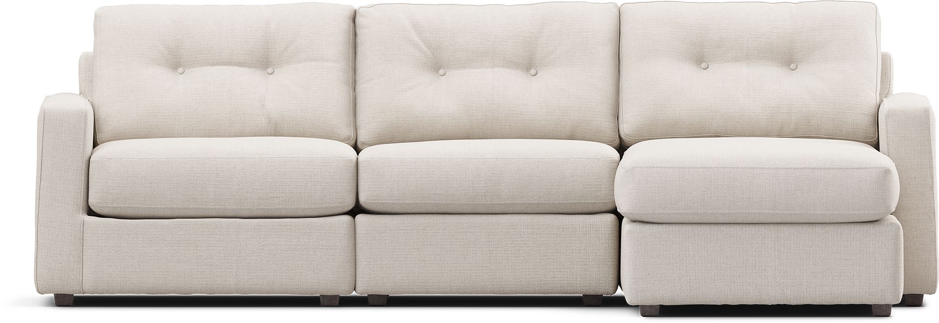 Off-White 3 Pc Power Reclining ModularOne - Image 2