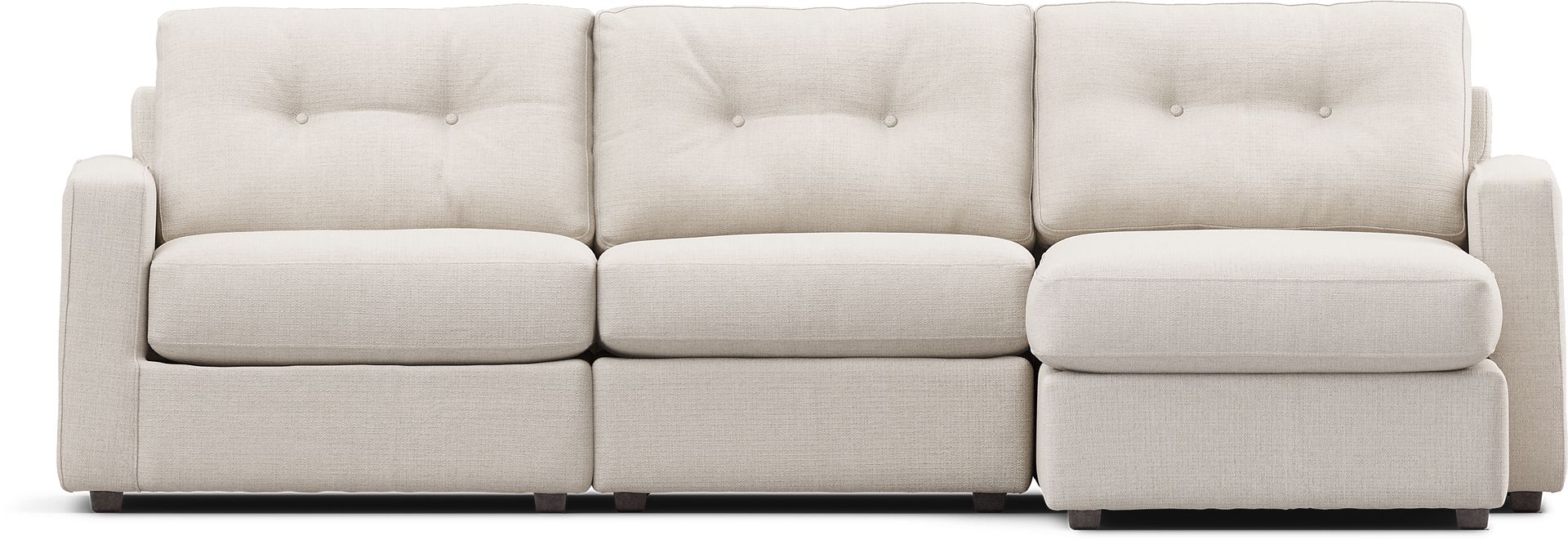 Off-White 3 Pc Power Reclining ModularOne - Image 3