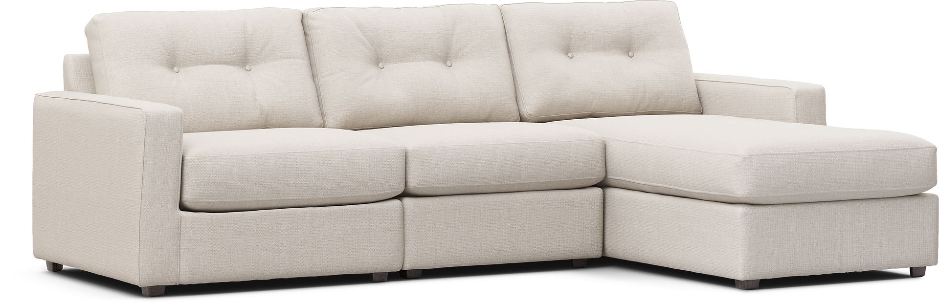 Off-White 3 Pc Power Reclining ModularOne - Image 1