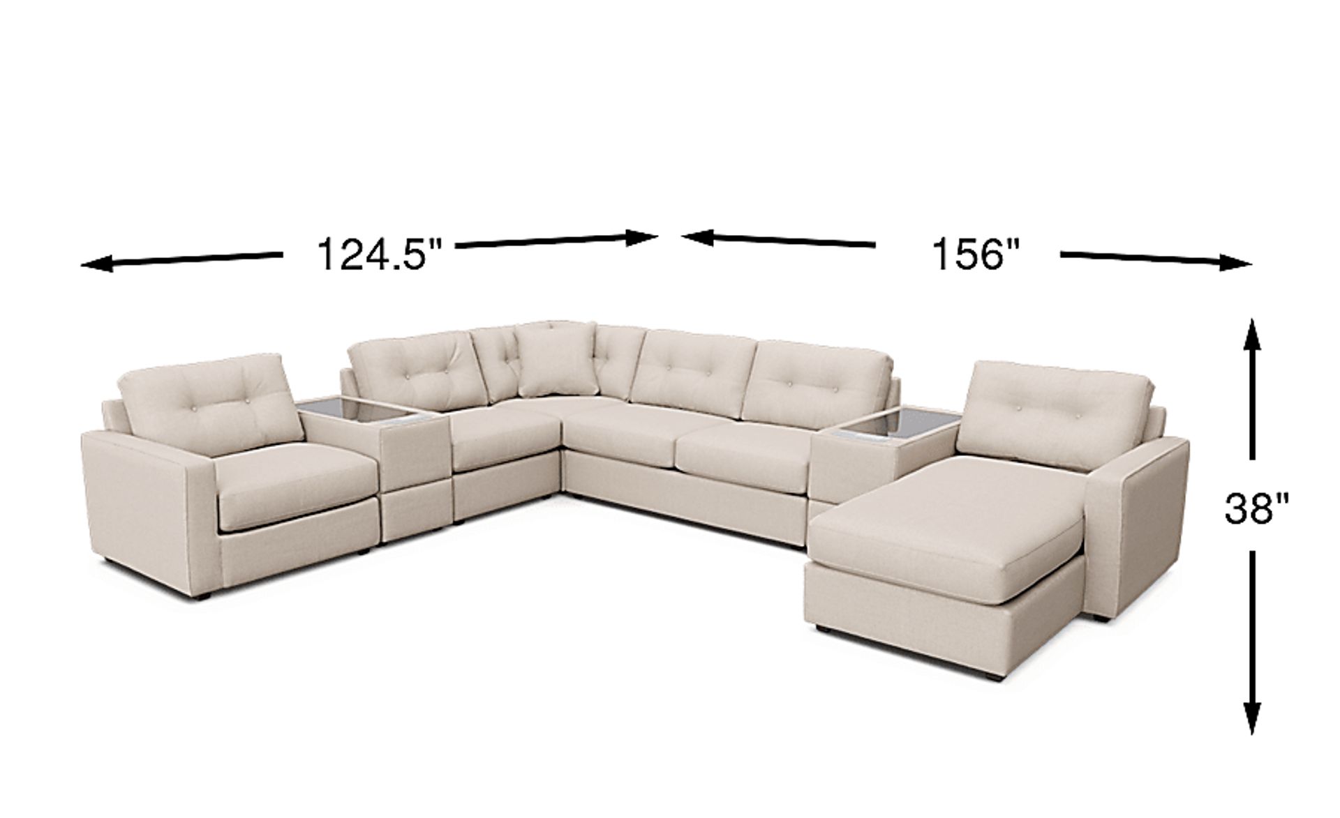 Dimension Image. Please refer to the Dimension Tab on this page for dimension details.