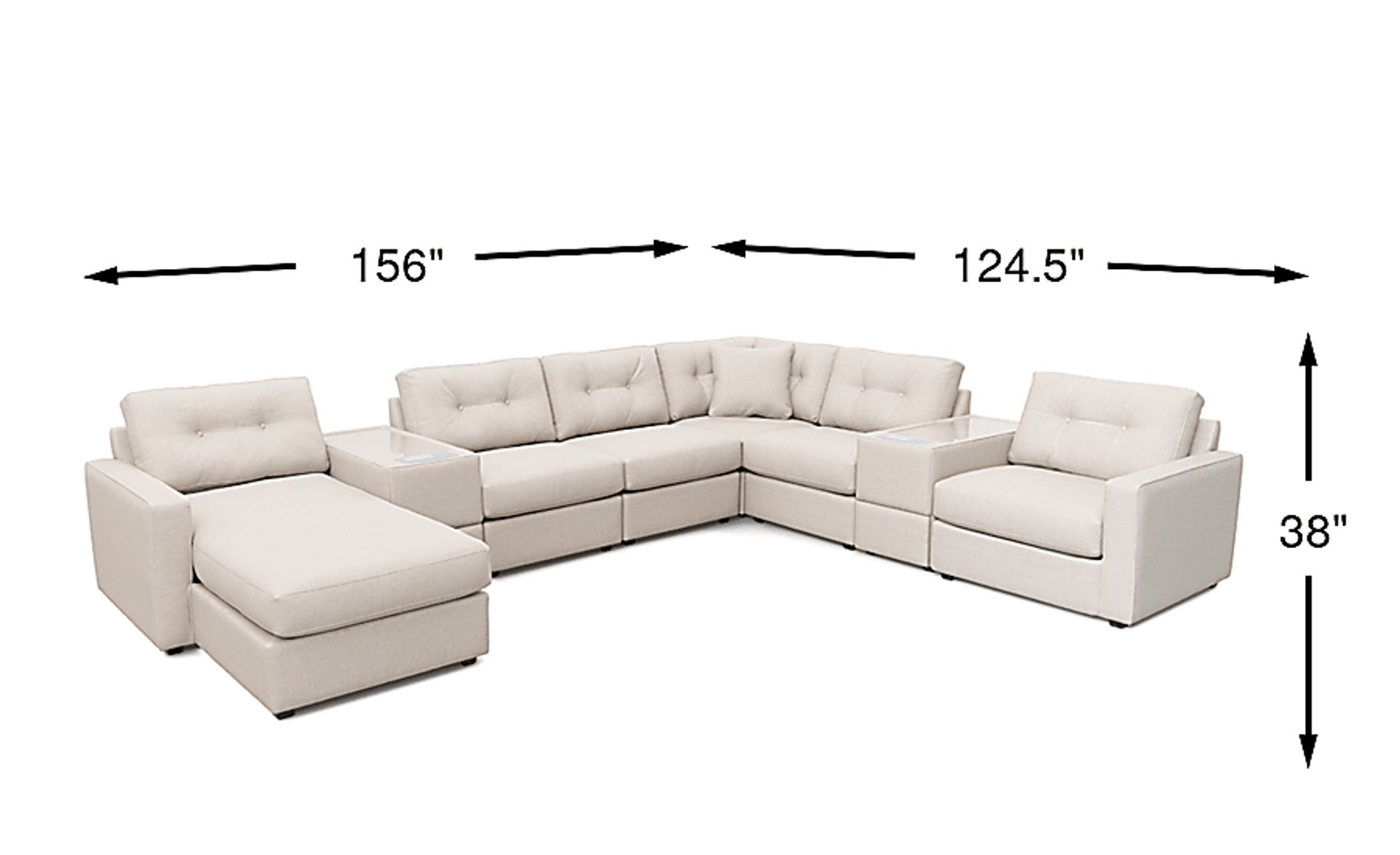 Dimension Image. Please refer to the Dimension Tab on this page for dimension details.