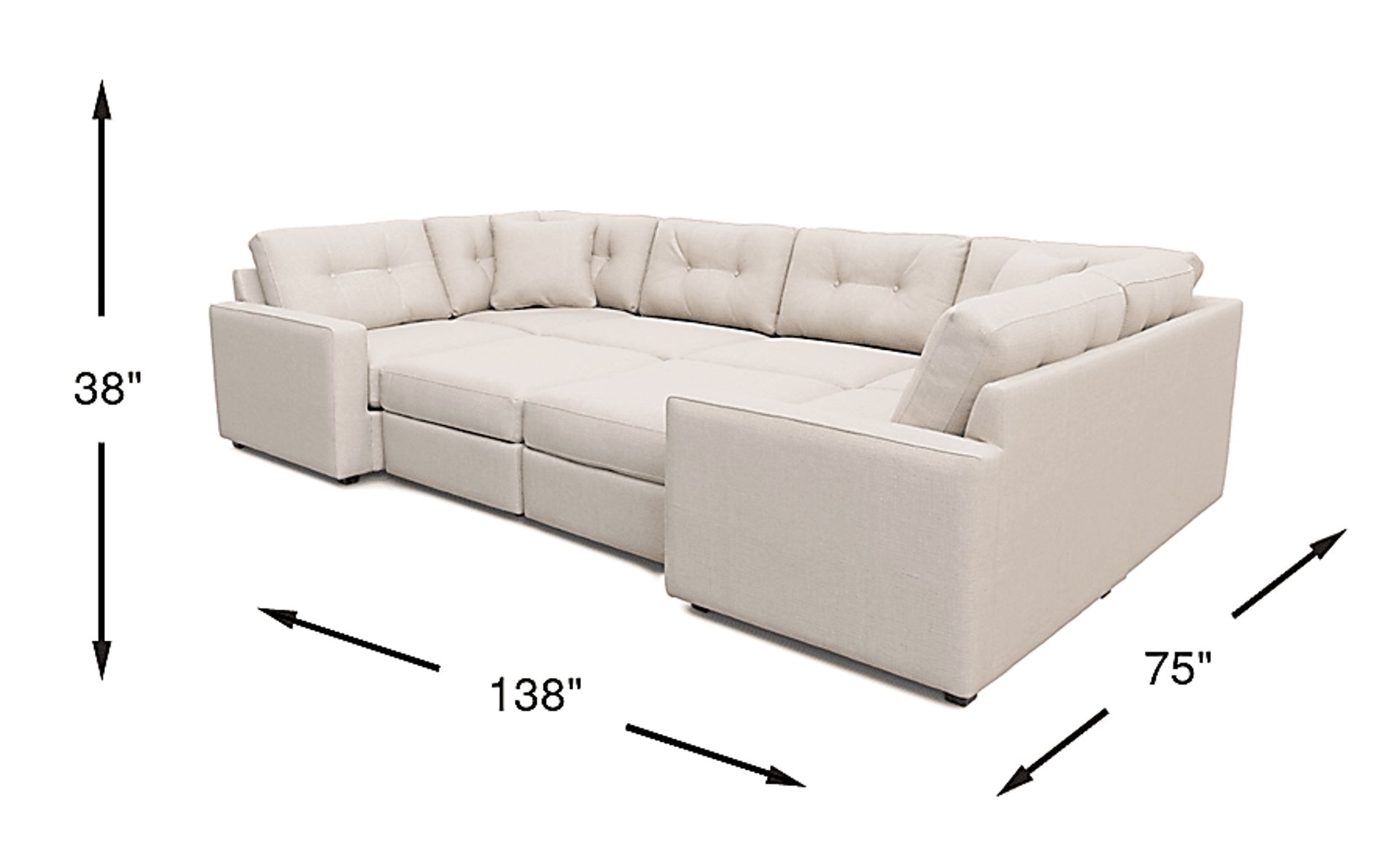 Dimension Image. Please refer to the Dimension Tab on this page for dimension details.