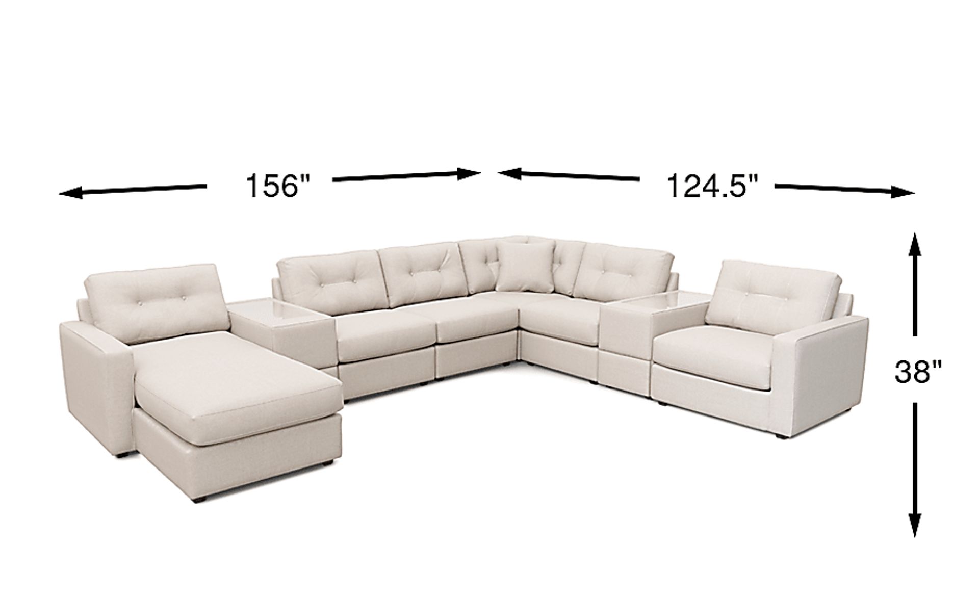 Dimension Image. Please refer to the Dimension Tab on this page for dimension details.