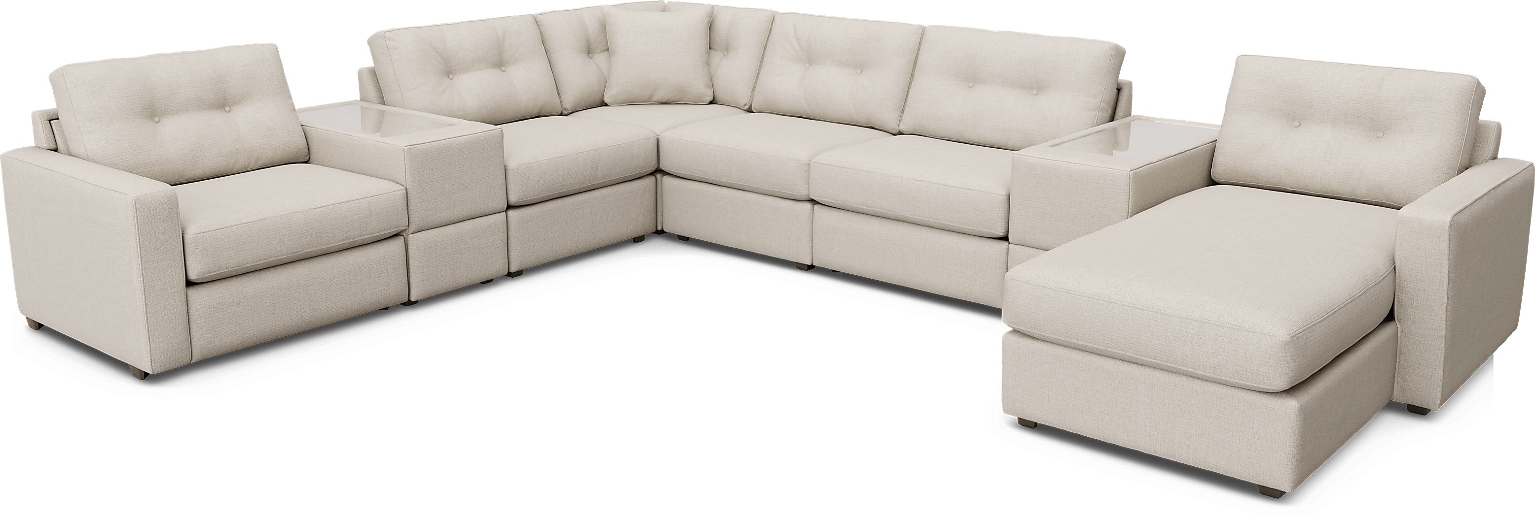 Off-White 8 Pc ModularOne - Thumbnail 4