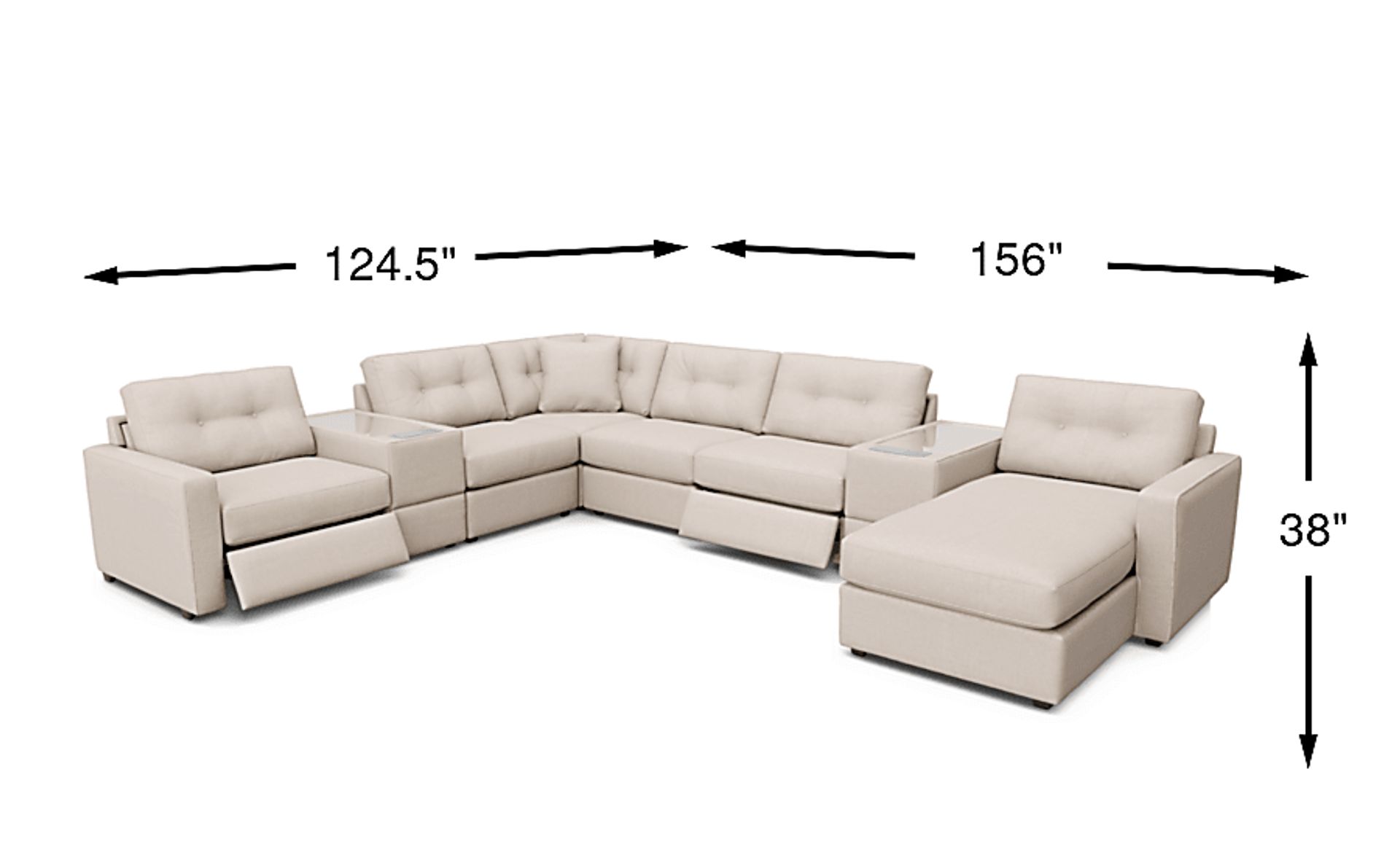 Dimension Image. Please refer to the Dimension Tab on this page for dimension details.