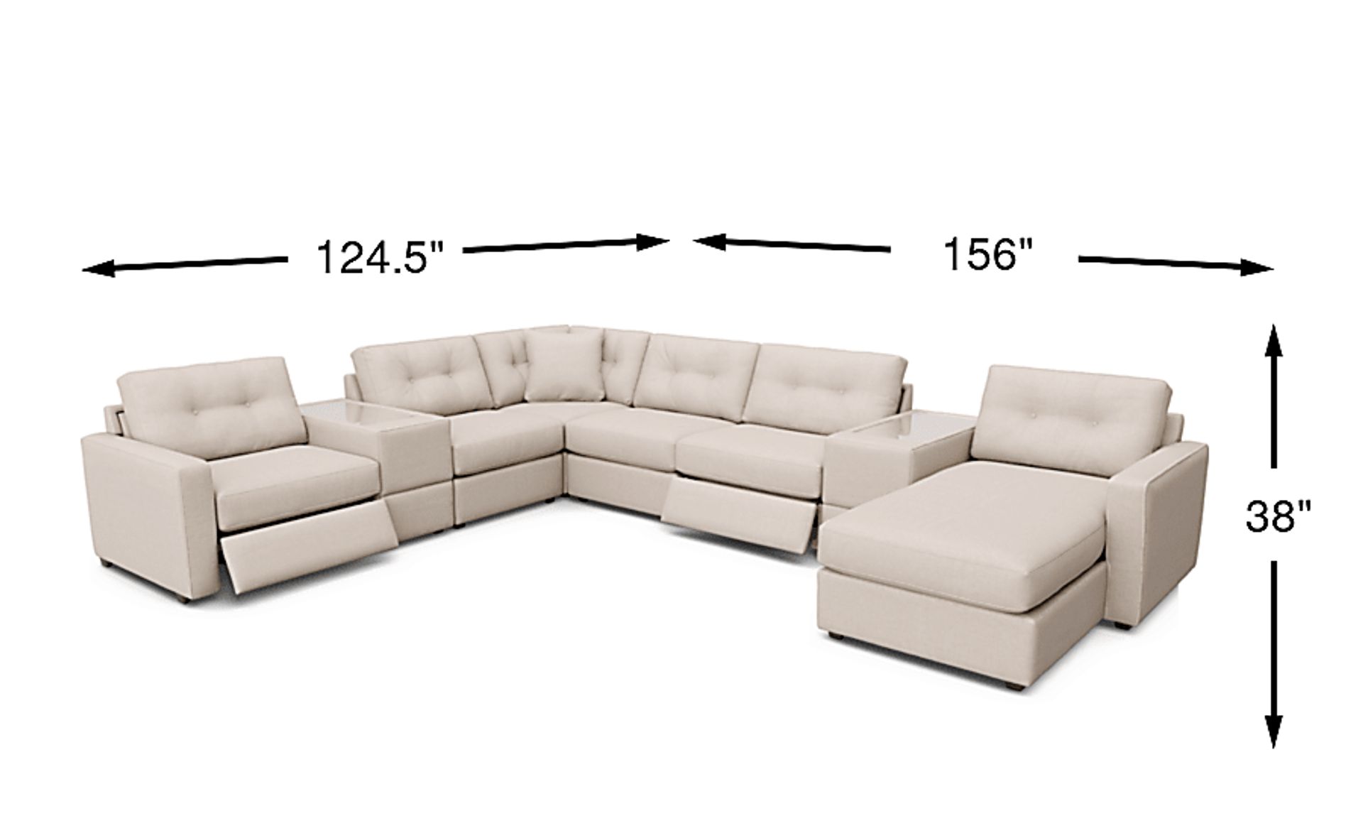 Dimension Image. Please refer to the Dimension Tab on this page for dimension details.