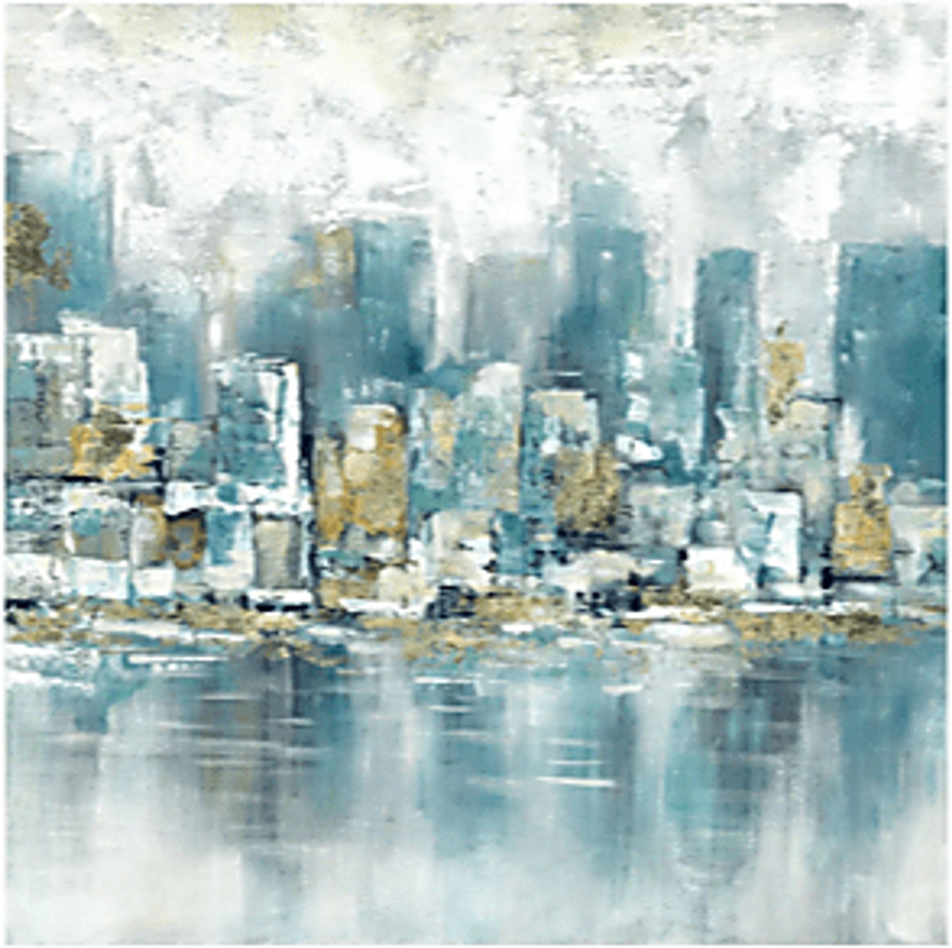 Offshore Point Blue Wall Decor - Image 1