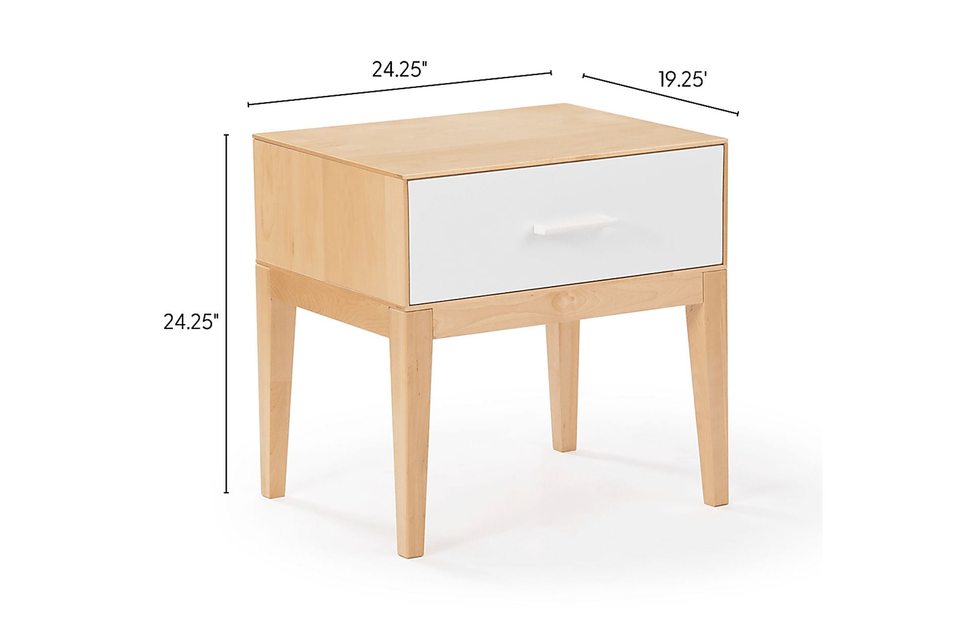 Ogallah White Natural King Bed & Nightstands, Set of 3 - Image 6
