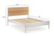Ogallah White Natural Queen Bed & Nightstands, Set of 3