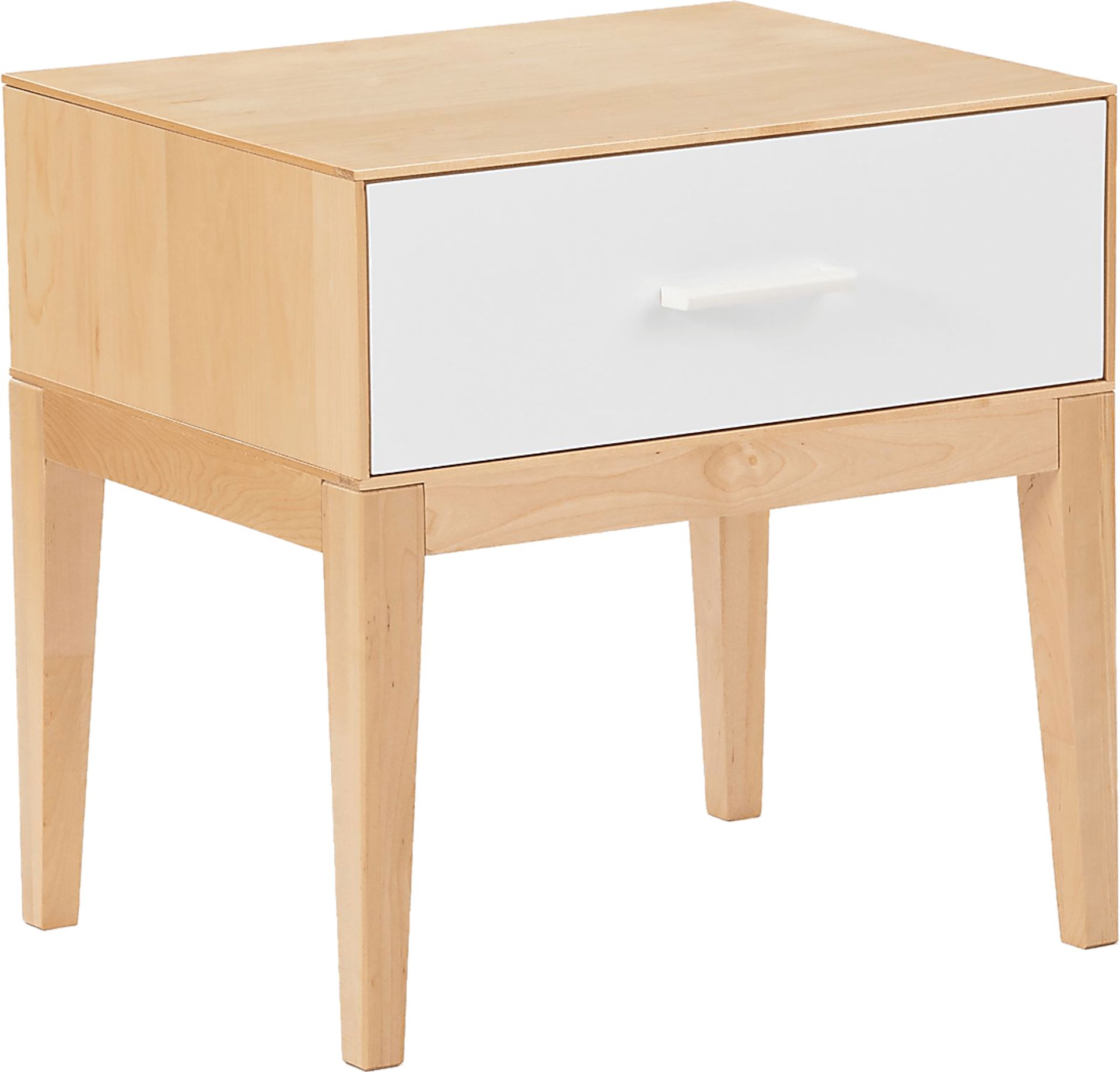 Ogallah White Natural Queen Bed & Nightstands, Set of 3 - Image 5