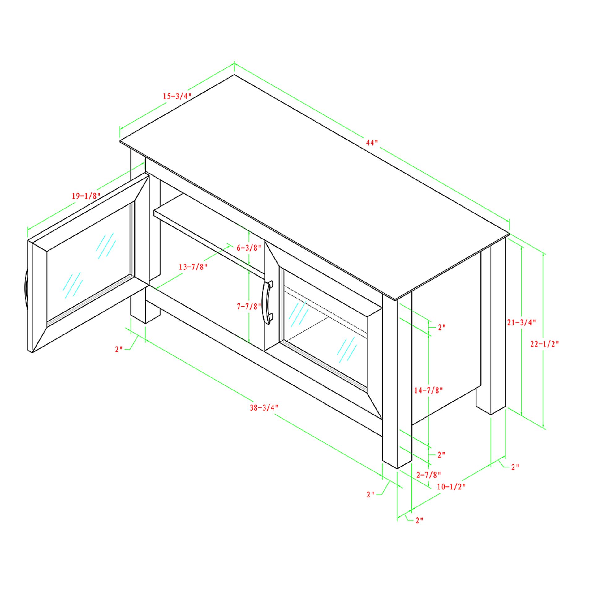 Ogden Black 44 in. Console - Image 6