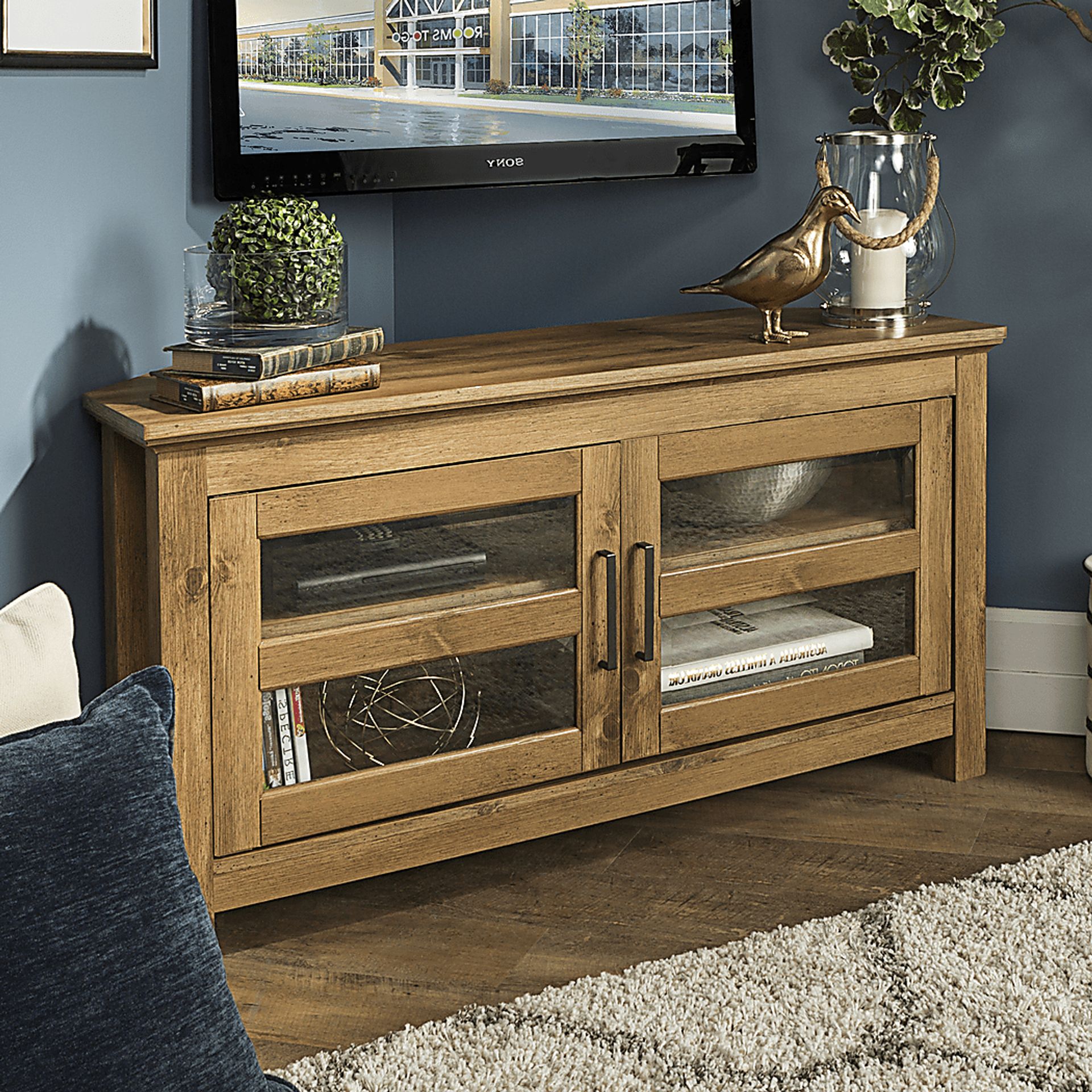 Ogden Brown 44 in. Corner Console - Image 2