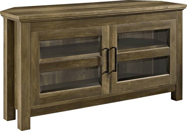 Ogden Oak 44 in. Corner Console - Thumbnail - Image 1