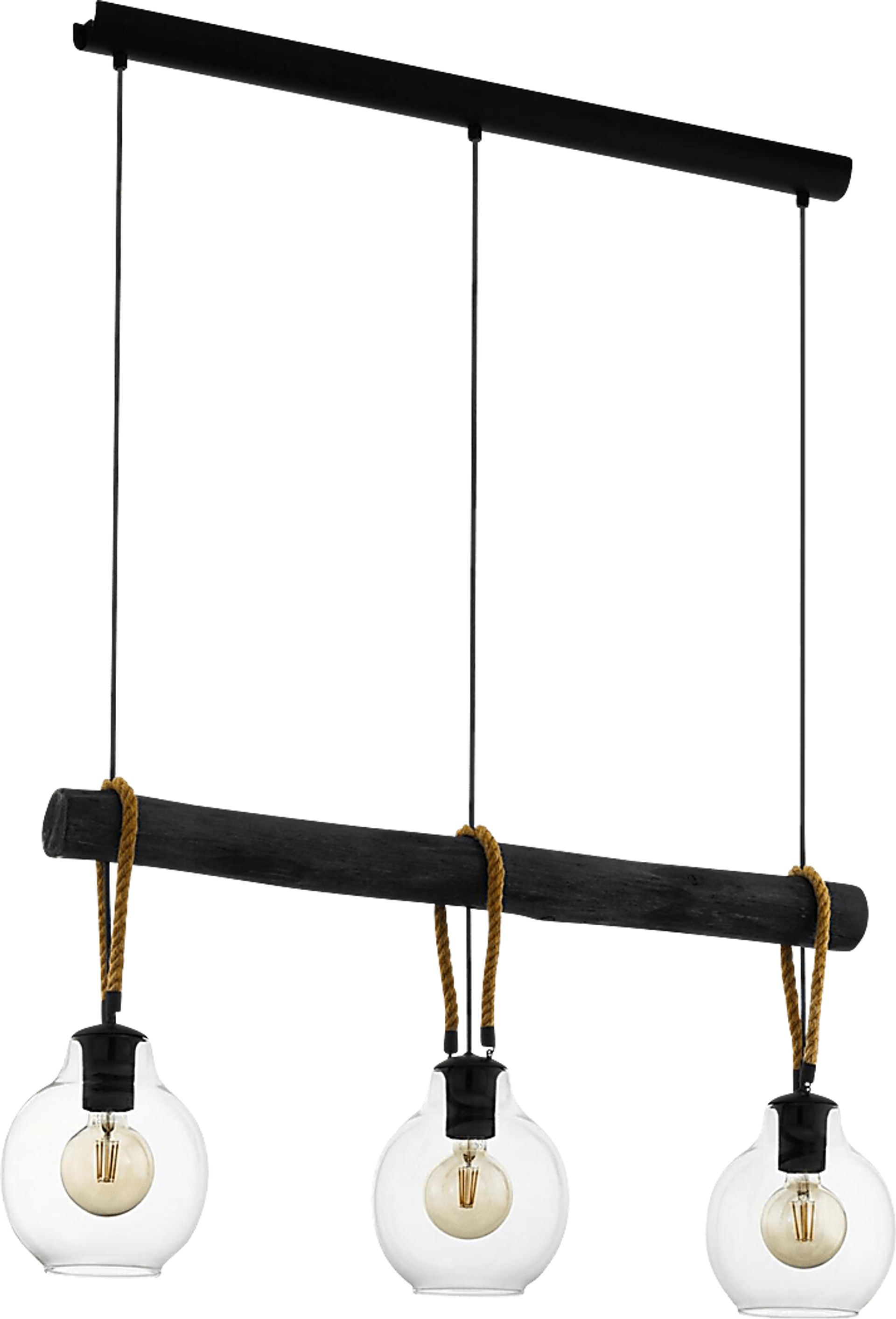 Ogden Trail Black Chandelier - Image 1