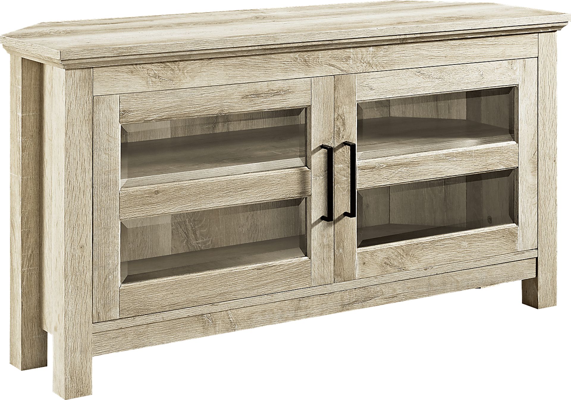 Ogden White 44 in. Corner Console - Image 1