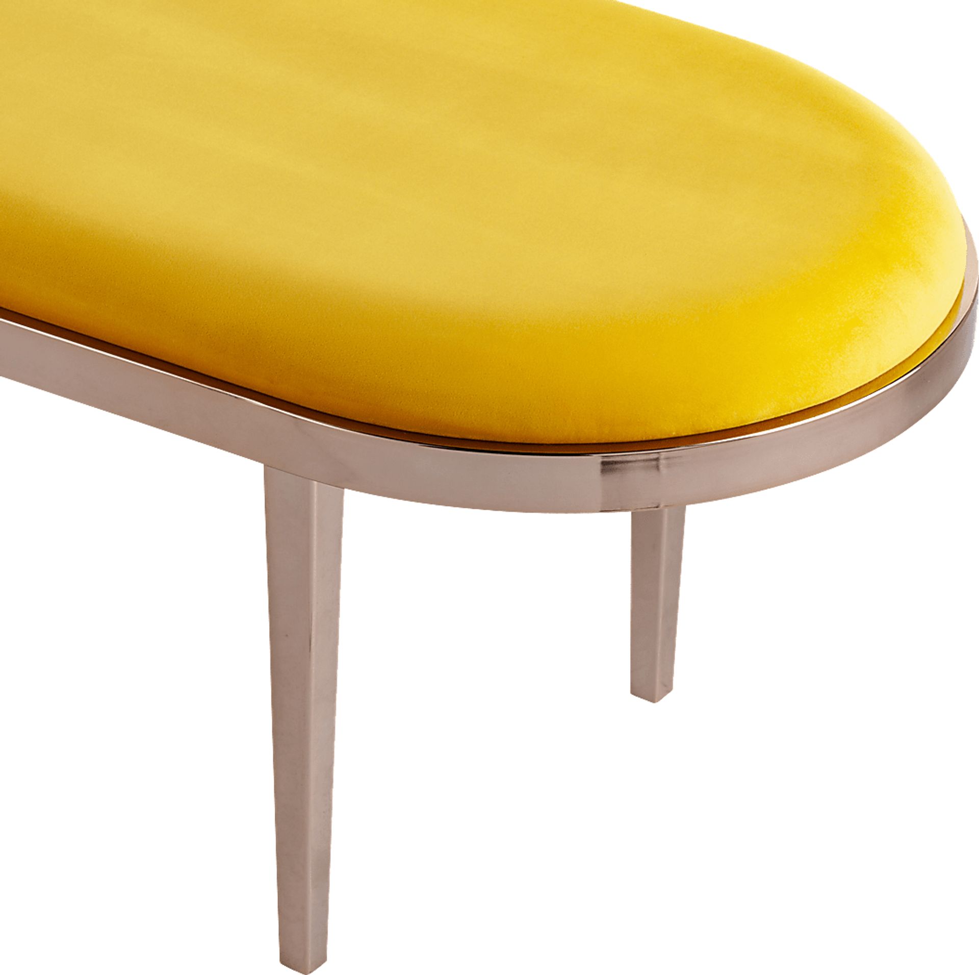 Oglesby Yellow Accent Bench - Image 2