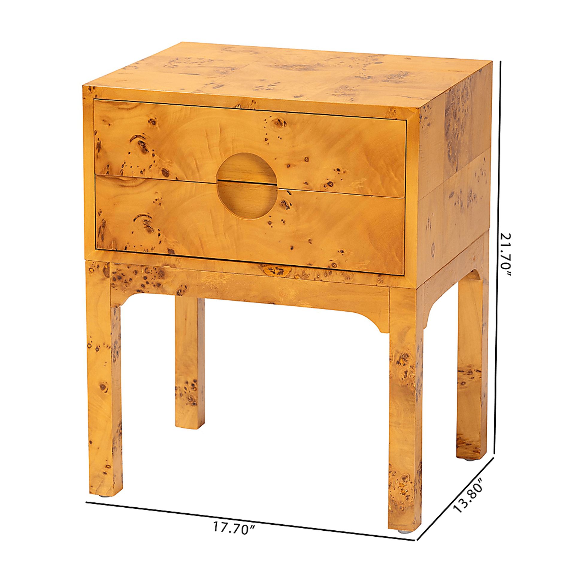Ogontz Brown Nightstand - Image 3