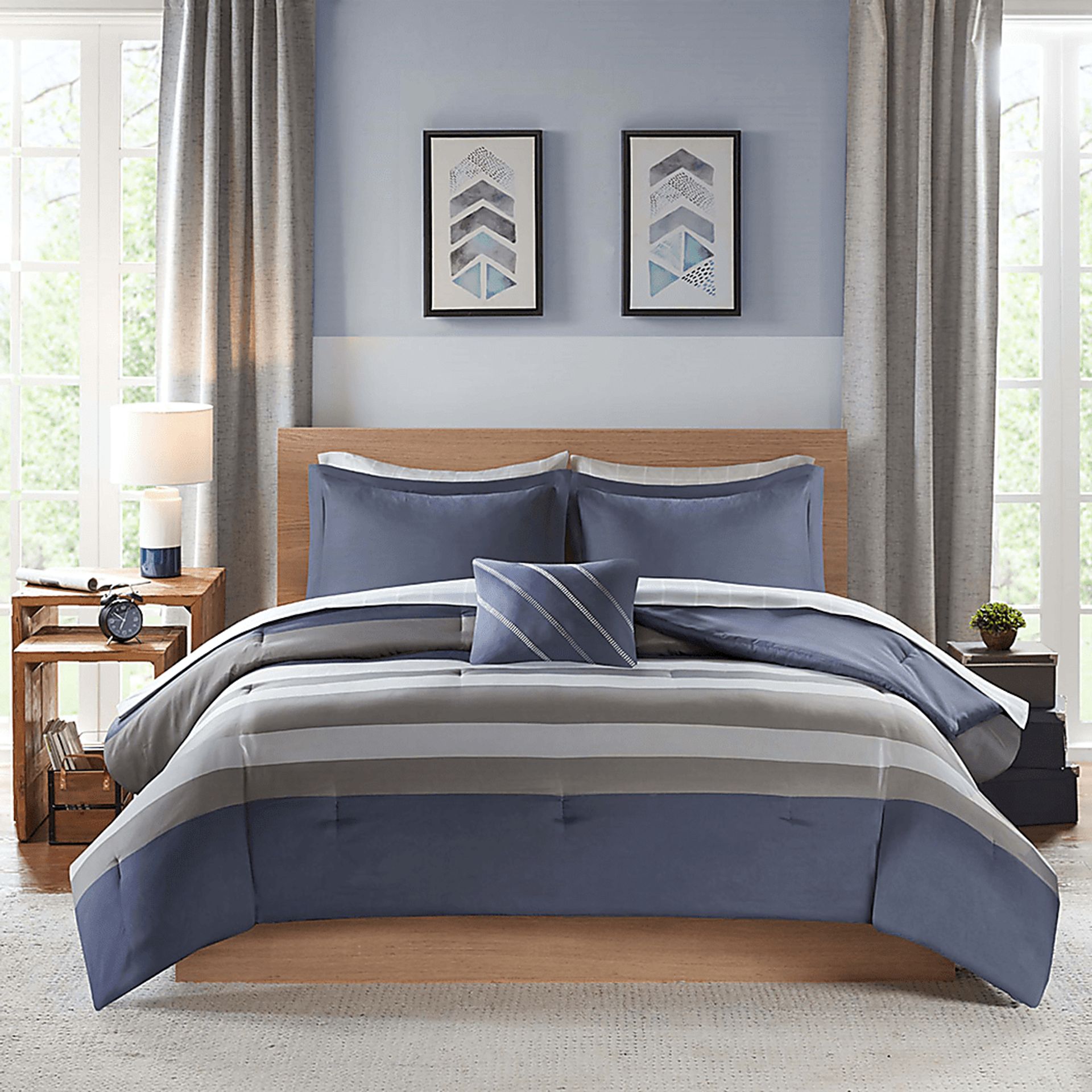 Kids Ohara Blue Twin XL Comforter Set - Image 2