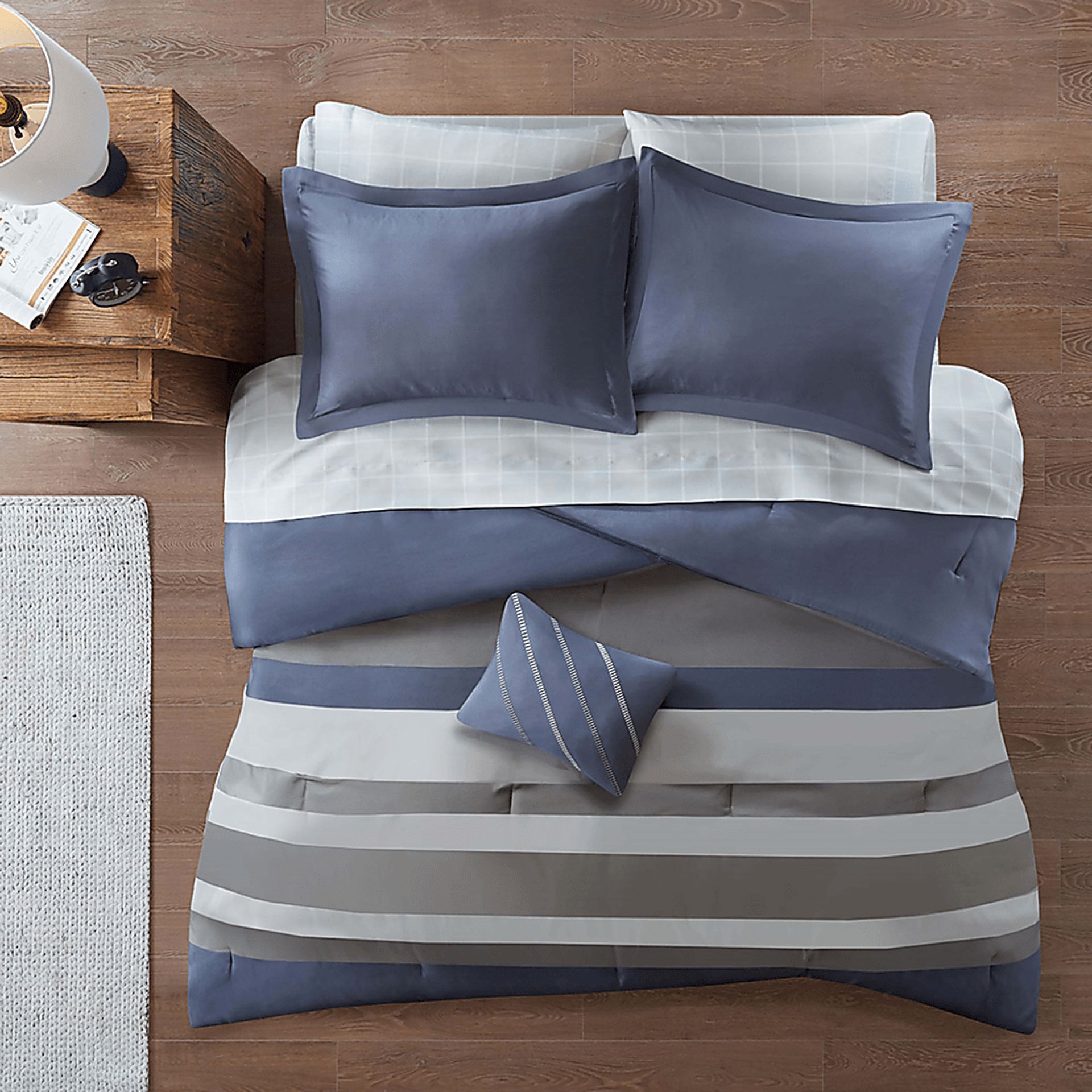 Kids Ohara Blue Twin XL Comforter Set - Image 4