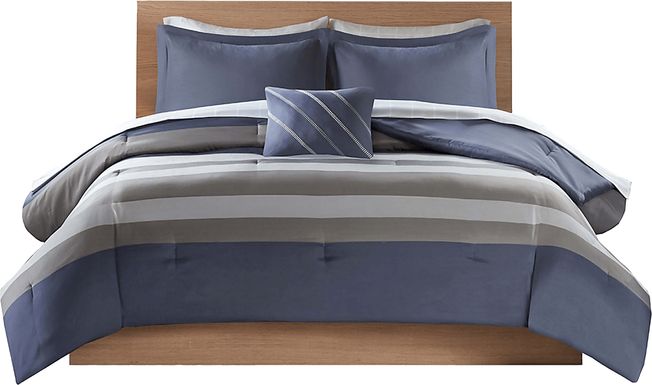 Ohara Gray Queen Comforter Set