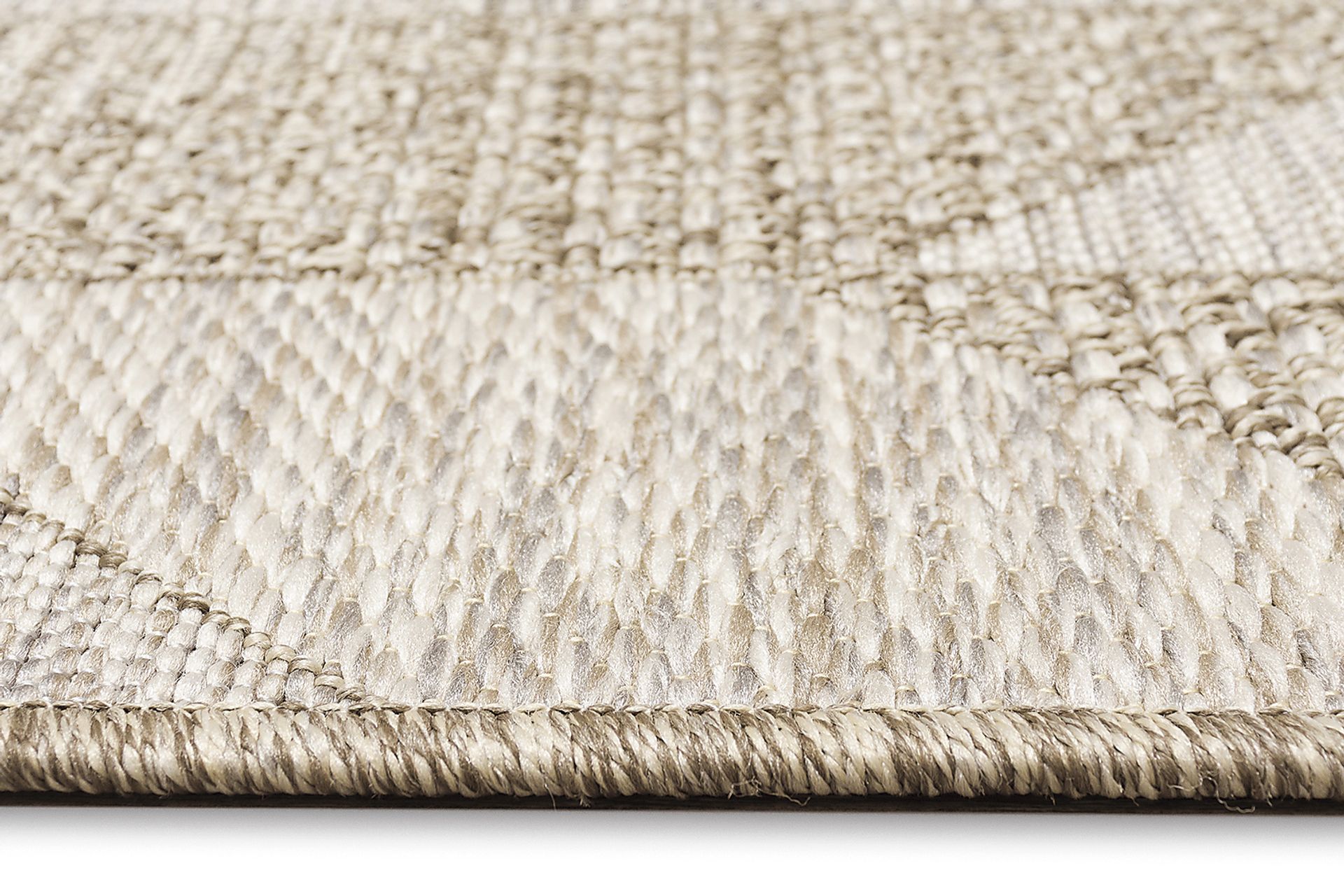 Ojai Tan Indoor/Outdoor 6'6x 9'4 Rug - Image 3