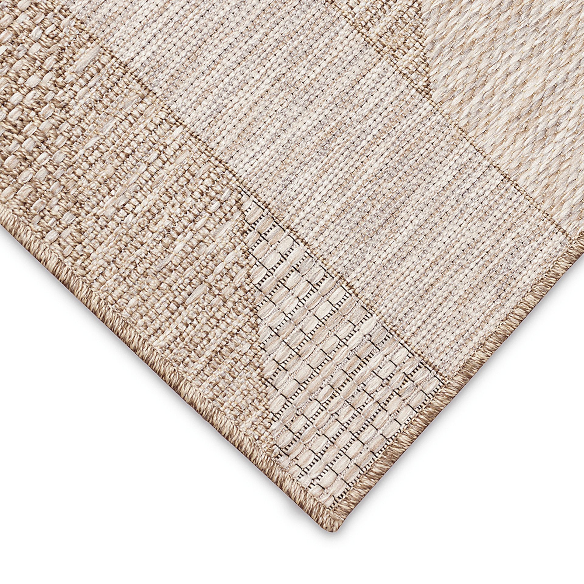 Ojai Tan Indoor/Outdoor 6'6x 9'4 Rug - Image 4